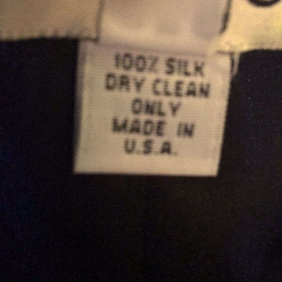 ILANA WOLF Black Silk Evening Jacket Sz M” - Picture 7 of 7